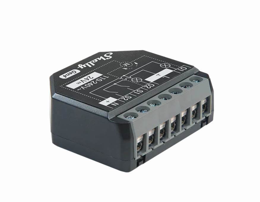 Shelly 2PM Gen4 WiFi & Zigbee relais energiemeting (2-kanaals)